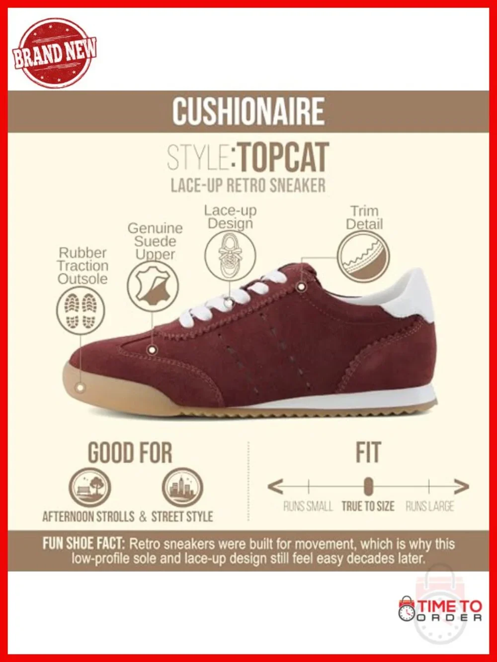 Genuine Leather Suede Sneakers - Lightweight Retro Lace-Up Casual Shoes